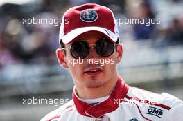 Charles Leclerc (MON) Sauber F1 Team on the grid. 21.10.2018. Formula 1 World Championship, Rd 18, United States Grand Prix, Austin, Texas, USA, Race Day.