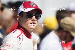 Charles Leclerc (MON) Sauber F1 Team on the grid. 21.10.2018. Formula 1 World Championship, Rd 18, United States Grand Prix, Austin, Texas, USA, Race Day.