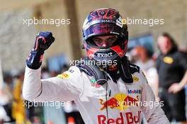 Max Verstappen (NLD) Red Bull Racing celebrates his second position in parc ferme. 21.10.2018. Formula 1 World Championship, Rd 18, United States Grand Prix, Austin, Texas, USA, Race Day.
