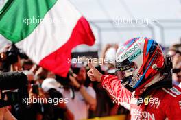 Race winner Kimi Raikkonen (FIN) Ferrari celebrates in parc ferme. 21.10.2018. Formula 1 World Championship, Rd 18, United States Grand Prix, Austin, Texas, USA, Race Day.