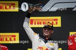 2nd place Max Verstappen (NLD) Red Bull Racing RB14. 21.10.2018. Formula 1 World Championship, Rd 18, United States Grand Prix, Austin, Texas, USA, Race Day.