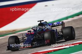 Brendon Hartley (NZL) Scuderia Toro Rosso STR13. 21.10.2018. Formula 1 World Championship, Rd 18, United States Grand Prix, Austin, Texas, USA, Race Day.