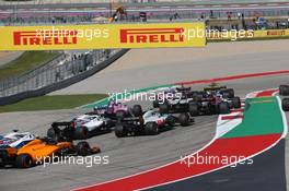 The Start of the race. 21.10.2018. Formula 1 World Championship, Rd 18, United States Grand Prix, Austin, Texas, USA, Race Day.