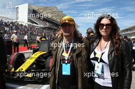 Adrian Smith Iron Maiden Guitarist  21.10.2018. Formula 1 World Championship, Rd 18, United States Grand Prix, Austin, Texas, USA, Race Day.