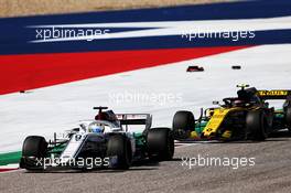 Marcus Ericsson (SWE) Sauber C37. 21.10.2018. Formula 1 World Championship, Rd 18, United States Grand Prix, Austin, Texas, USA, Race Day.