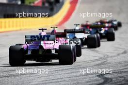 Sergio Perez (MEX) Racing Point Force India F1 VJM11. 21.10.2018. Formula 1 World Championship, Rd 18, United States Grand Prix, Austin, Texas, USA, Race Day.