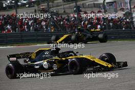 Nico Hulkenberg (GER) Renault Sport F1 Team RS18. 21.10.2018. Formula 1 World Championship, Rd 18, United States Grand Prix, Austin, Texas, USA, Race Day.