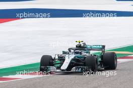 Valtteri Bottas (FIN) Mercedes AMG F1 W09. 20.10.2018. Formula 1 World Championship, Rd 18, United States Grand Prix, Austin, Texas, USA, Qualifying Day.