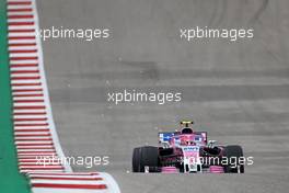Esteban Ocon (FRA) Force India F1  20.10.2018. Formula 1 World Championship, Rd 18, United States Grand Prix, Austin, Texas, USA, Qualifying Day.
