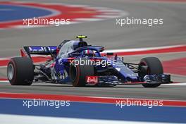 Pierre Gasly (FRA) Scuderia Toro Rosso  20.10.2018. Formula 1 World Championship, Rd 18, United States Grand Prix, Austin, Texas, USA, Qualifying Day.