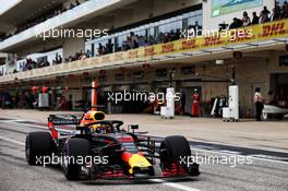 Daniel Ricciardo (AUS) Red Bull Racing RB14. 20.10.2018. Formula 1 World Championship, Rd 18, United States Grand Prix, Austin, Texas, USA, Qualifying Day.