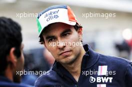 Sergio Perez (MEX) Racing Point Force India F1 Team. 20.10.2018. Formula 1 World Championship, Rd 18, United States Grand Prix, Austin, Texas, USA, Qualifying Day.