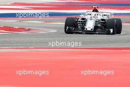 Charles Leclerc (MON) Sauber F1 Team C37. 20.10.2018. Formula 1 World Championship, Rd 18, United States Grand Prix, Austin, Texas, USA, Qualifying Day.