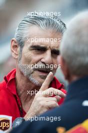 Maurizio Arrivabene (ITA) Ferrari Team Principal. 20.10.2018. Formula 1 World Championship, Rd 18, United States Grand Prix, Austin, Texas, USA, Qualifying Day.