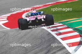 Esteban Ocon (FRA) Racing Point Force India F1 VJM11. 20.10.2018. Formula 1 World Championship, Rd 18, United States Grand Prix, Austin, Texas, USA, Qualifying Day.