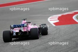 Sergio Perez (MEX) Sahara Force India F1   20.10.2018. Formula 1 World Championship, Rd 18, United States Grand Prix, Austin, Texas, USA, Qualifying Day.