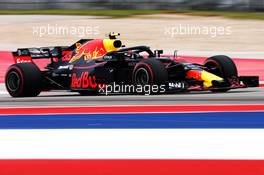 Max Verstappen (NLD) Red Bull Racing RB14. 20.10.2018. Formula 1 World Championship, Rd 18, United States Grand Prix, Austin, Texas, USA, Qualifying Day.