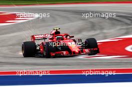 Kimi Raikkonen (FIN) Ferrari SF71H. 20.10.2018. Formula 1 World Championship, Rd 18, United States Grand Prix, Austin, Texas, USA, Qualifying Day.