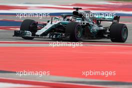 Lewis Hamilton (GBR) Mercedes AMG F1 W09. 20.10.2018. Formula 1 World Championship, Rd 18, United States Grand Prix, Austin, Texas, USA, Qualifying Day.