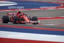 Kimi Raikkonen (FIN) Scuderia Ferrari  20.10.2018. Formula 1 World Championship, Rd 18, United States Grand Prix, Austin, Texas, USA, Qualifying Day.