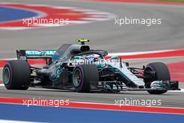 Valtteri Bottas (FIN) Mercedes AMG F1  20.10.2018. Formula 1 World Championship, Rd 18, United States Grand Prix, Austin, Texas, USA, Qualifying Day.
