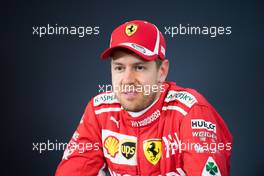 Sebastian Vettel (GER) Ferrari in the post qualifying FIA Press Conference. 20.10.2018. Formula 1 World Championship, Rd 18, United States Grand Prix, Austin, Texas, USA, Qualifying Day.