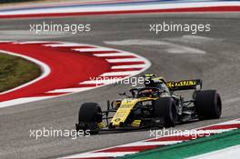Carlos Sainz Jr (ESP) Renault Sport F1 Team RS18. 20.10.2018. Formula 1 World Championship, Rd 18, United States Grand Prix, Austin, Texas, USA, Qualifying Day.