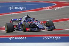 Brendon Hartley (NZ) Scuderia Toro Rosso  20.10.2018. Formula 1 World Championship, Rd 18, United States Grand Prix, Austin, Texas, USA, Qualifying Day.