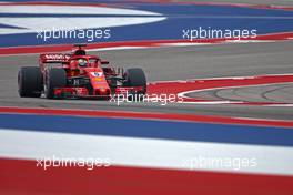 Sebastian Vettel (GER) Scuderia Ferrari  20.10.2018. Formula 1 World Championship, Rd 18, United States Grand Prix, Austin, Texas, USA, Qualifying Day.