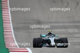 Valtteri Bottas (FIN) Mercedes AMG F1  20.10.2018. Formula 1 World Championship, Rd 18, United States Grand Prix, Austin, Texas, USA, Qualifying Day.