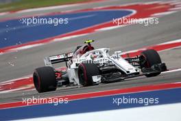 Charles Leclerc (FRA) Sauber F1 Team  20.10.2018. Formula 1 World Championship, Rd 18, United States Grand Prix, Austin, Texas, USA, Qualifying Day.