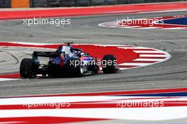 Brendon Hartley (NZL) Scuderia Toro Rosso STR13. 20.10.2018. Formula 1 World Championship, Rd 18, United States Grand Prix, Austin, Texas, USA, Qualifying Day.