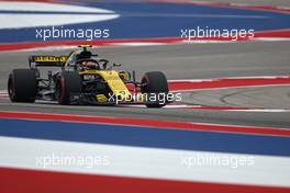 Carlos Sainz Jr (ESP) Renault F1 Team  20.10.2018. Formula 1 World Championship, Rd 18, United States Grand Prix, Austin, Texas, USA, Qualifying Day.