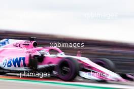 Sergio Perez (MEX) Racing Point Force India F1 VJM11. 20.10.2018. Formula 1 World Championship, Rd 18, United States Grand Prix, Austin, Texas, USA, Qualifying Day.