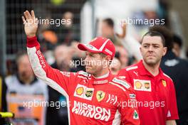 Sebastian Vettel (GER) Ferrari in qualifying parc ferme. 20.10.2018. Formula 1 World Championship, Rd 18, United States Grand Prix, Austin, Texas, USA, Qualifying Day.