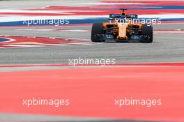 Fernando Alonso (ESP) McLaren MCL33. 20.10.2018. Formula 1 World Championship, Rd 18, United States Grand Prix, Austin, Texas, USA, Qualifying Day.