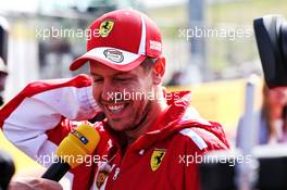 Sebastian Vettel (GER) Ferrari on the drivers parade. 21.10.2018. Formula 1 World Championship, Rd 18, United States Grand Prix, Austin, Texas, USA, Race Day.