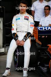 Lando Norris (GBR) McLaren MCL33 Test Driver at a team photograph. 21.10.2018. Formula 1 World Championship, Rd 18, United States Grand Prix, Austin, Texas, USA, Race Day.