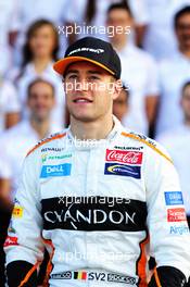 Stoffel Vandoorne (BEL) McLaren at a team photograph. 21.10.2018. Formula 1 World Championship, Rd 18, United States Grand Prix, Austin, Texas, USA, Race Day.