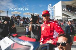 Kimi Raikkonen (FIN) Ferrari on the grid. 21.10.2018. Formula 1 World Championship, Rd 18, United States Grand Prix, Austin, Texas, USA, Race Day.