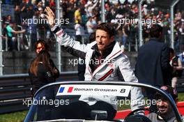 Romain Grosjean (FRA) Haas F1 Team on the drivers parade. 21.10.2018. Formula 1 World Championship, Rd 18, United States Grand Prix, Austin, Texas, USA, Race Day.