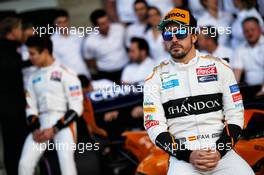 Fernando Alonso (ESP) McLaren MCL33 at a team photograph. 21.10.2018. Formula 1 World Championship, Rd 18, United States Grand Prix, Austin, Texas, USA, Race Day.
