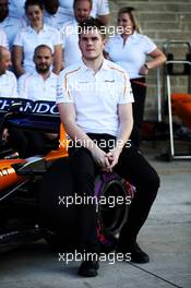 Rudy van Buren (NLD) McLaren Simulator Driver and e-Sports Driver. 21.10.2018. Formula 1 World Championship, Rd 18, United States Grand Prix, Austin, Texas, USA, Race Day.