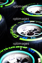 Pirelli intermediate tyres. 18.10.2018. Formula 1 World Championship, Rd 18, United States Grand Prix, Austin, Texas, USA, Preparation Day.