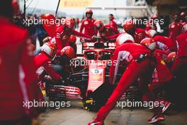 Ferrari practices a pit stop. 18.10.2018. Formula 1 World Championship, Rd 18, United States Grand Prix, Austin, Texas, USA, Preparation Day.