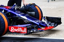 Scuderia Toro Rosso STR13 front wing. 18.10.2018. Formula 1 World Championship, Rd 18, United States Grand Prix, Austin, Texas, USA, Preparation Day.