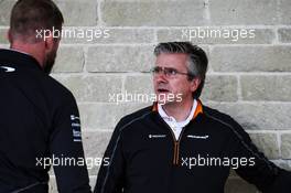 Pat Fry (GBR) McLaren Engineering Director. 18.10.2018. Formula 1 World Championship, Rd 18, United States Grand Prix, Austin, Texas, USA, Preparation Day.