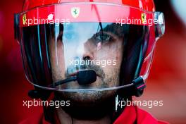 Ferrari mechanic practices a pit stop. 18.10.2018. Formula 1 World Championship, Rd 18, United States Grand Prix, Austin, Texas, USA, Preparation Day.