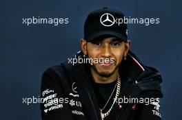 Lewis Hamilton (GBR) Mercedes AMG F1 in the FIA Press Conference. 18.10.2018. Formula 1 World Championship, Rd 18, United States Grand Prix, Austin, Texas, USA, Preparation Day.