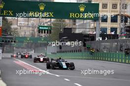 Race 2, Nicolas Latifi (CAN) Dams 29.04.2018. FIA Formula 2 Championship, Rd 2, Baku, Azerbaijan, Sunday.